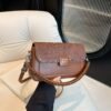 Miu Trade Small Square Bag Fashionable Spice Girls Versatile Commuter Trendy Messenger Bag Niche Design Shoulder Bag