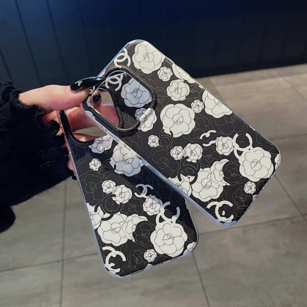 High-end light luxury camellia tide brand small fragrance suitable for iPhone17Promax and Apple 17 mobile phone case