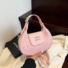 Pleated Miu Handbag Women’S Spring And Summer Bags Trendy Simple And Fashionable Shoulder Bag High-End Messenger Bag