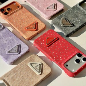 Flash diamond mobile phone case is suitable for iPhone17Promax new Gypsy light luxury Apple mobile phone case