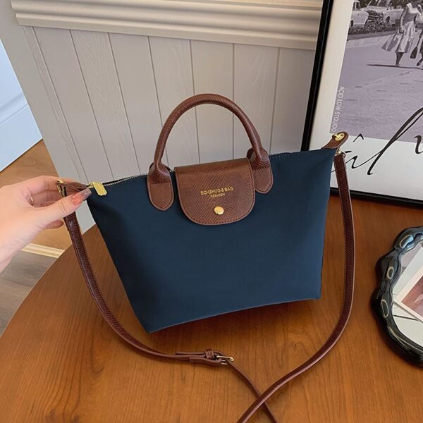 New Oxford Cloth Dumpling Bag Women Tide Dragon Bags Xiang Splicing Simple Handbag Commuter Messenger Bag