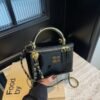 Retro Oil Wax Leather Portable Box Bag Handbags Fashionable Versatile Mi.U Shoulder Bag Chain Small Square Bag